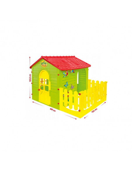 Casuta copii MochToys Garden House cu gardut, 165 x 120 x 120.5 Casuta copii MochToys Garden House cu gardut, 165 x 120 x 120.5