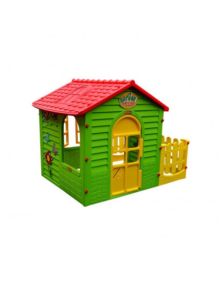 Casuta copii MochToys Garden House cu gardut, 165 x 120 x 120.5 Casuta copii MochToys Garden House cu gardut, 165 x 120 x 120.5
