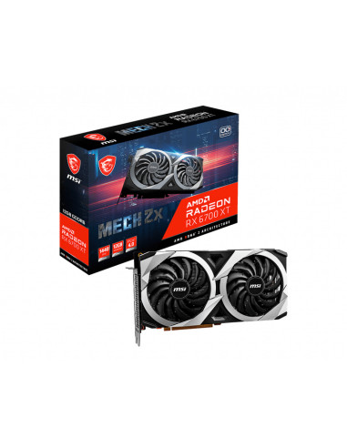 MSI Radeon RX 6700 XT MECH 2X 12G OC 12GB GDDR6 3xDP HDMI VGA