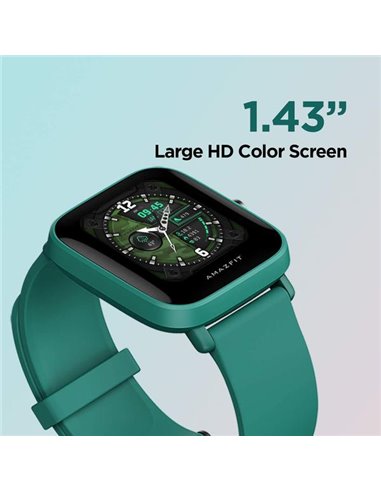 Smartwatch Amazfit Bip U Green, "PHT14705"(include TV