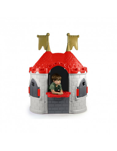 Casuta castel medieval copii Feber, 125 x 87 x 164 cm,12609