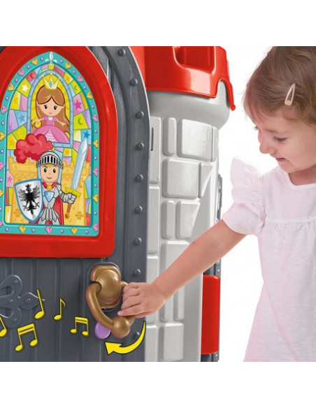 Casuta castel medieval copii Feber, 125 x 87 x 164 cm,12609