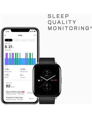 Smartwatch Amazfit ZEPP E (SQUARE) Polar Night Black Polar