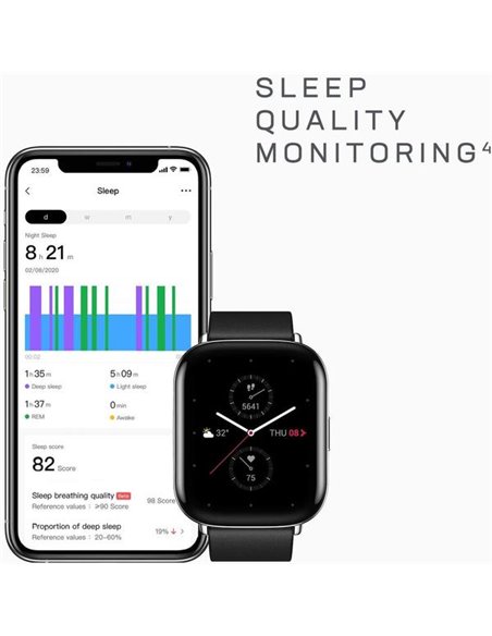 Smartwatch Amazfit ZEPP E (SQUARE) Polar Night Black Polar