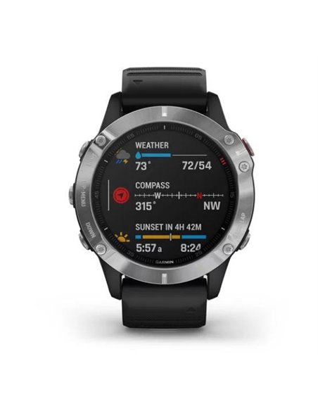 Smartwatch Garmin Fenix 6 Silver Black, "PHT15177"(include TV