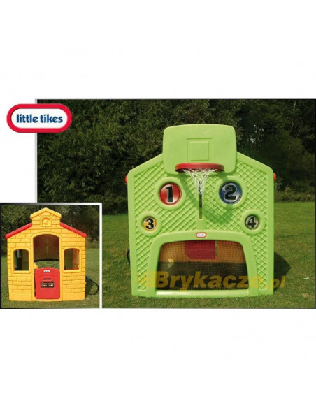 Casuta copii 4 in 1 Little Tikes Benzinarie, 147 x 124 x 155
