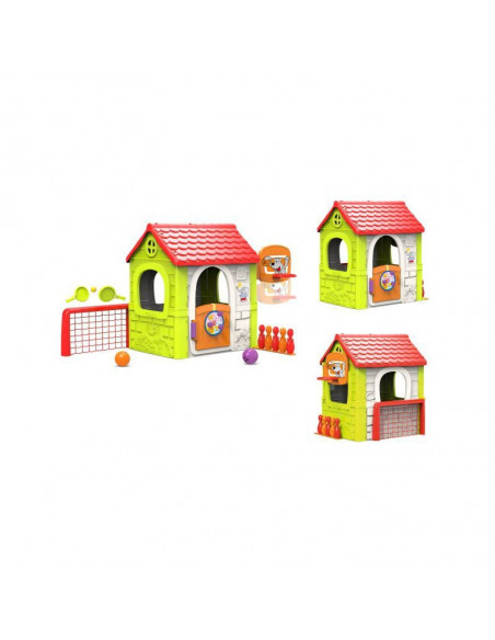 Casuta copii 6 in 1 Feber, 142 x 85 x 124 cm,12606