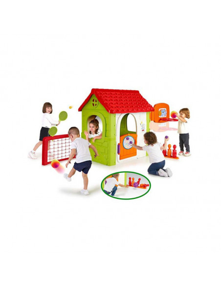 Casuta copii 6 in 1 Feber, 142 x 85 x 124 cm,12606