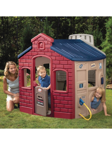 Casuta copii Little Tikes Benzinarie 4 in 1 model II, 147 x 124