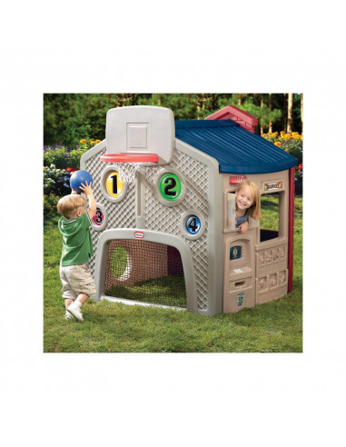 Casuta copii Little Tikes Benzinarie 4 in 1 model II, 147 x 124