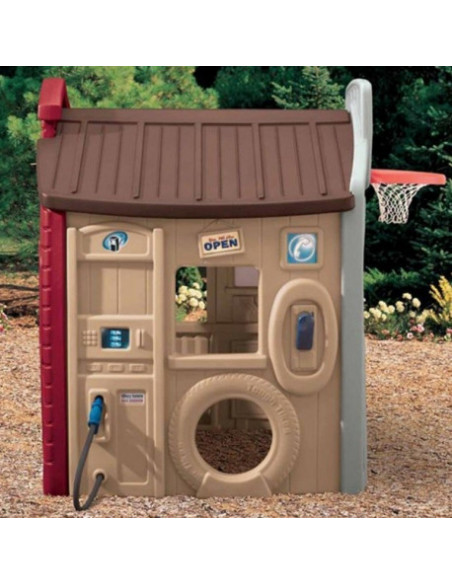 Casuta copii Little Tikes Benzinarie 4 in 1 model II, 147 x 124