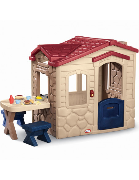 Casuta copii Little Tikes cu Terasa, 190 x 95 x 122 cm
