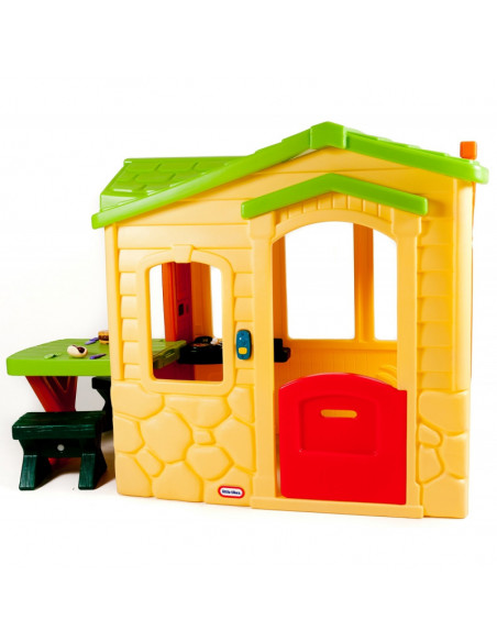 Casuta copii picnic cu terasa Little Tikes, 190 x 95 x 122