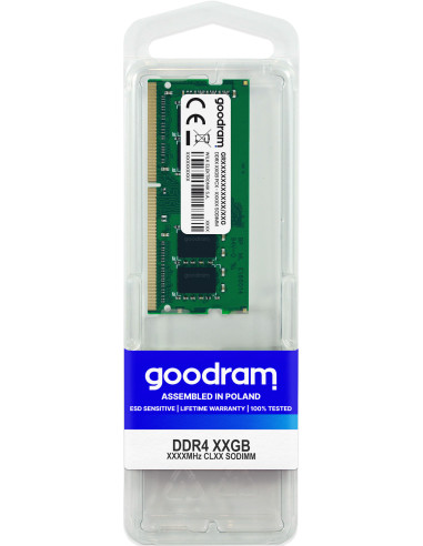 Memorie RAM notebook Goodram, SODIMM, DDR4, 8GB, CL19