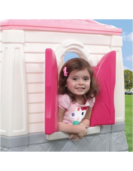 Casuta copii Step2, 118 x 129 x 89 cm, Roz,7294