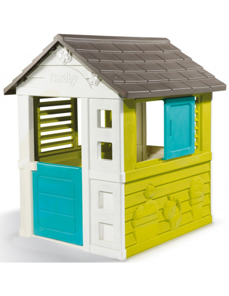 Casuta copii Smoby Pretty House, 98 x 110 x 127 cm,810710