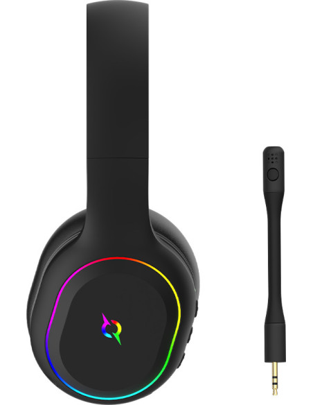 Casti over-ear AQIRYS Lyra, sistem de sunet 3D Stero, Dual