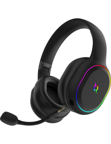 Casti over-ear AQIRYS Lyra, sistem de sunet 3D Stero, Dual