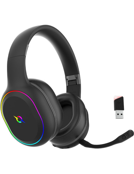 Casti over-ear AQIRYS Lyra, sistem de sunet 3D Stero, Dual