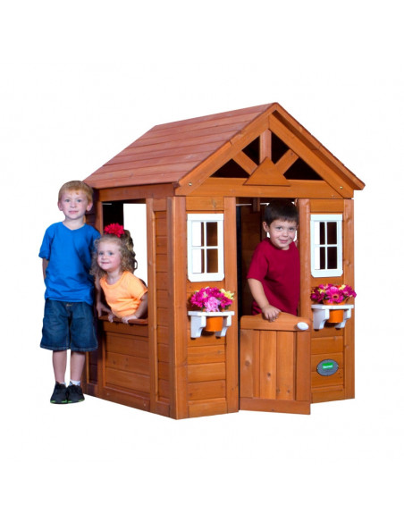 Casuta copii Timberlake Playhouse din lemn de cedru Backyard