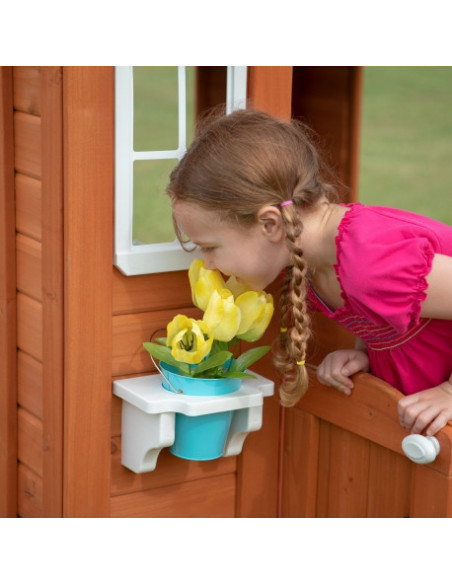 Casuta copii Timberlake Playhouse din lemn de cedru Backyard