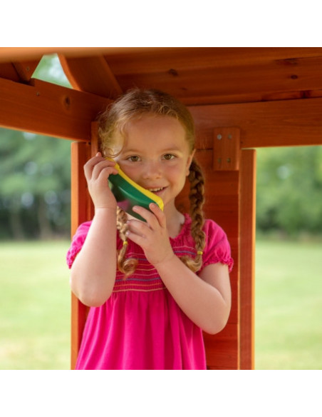 Casuta copii Timberlake Playhouse din lemn de cedru Backyard