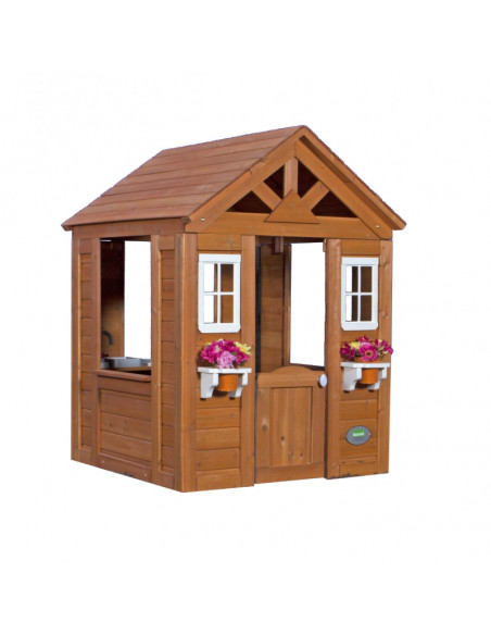 Casuta copii Timberlake Playhouse din lemn de cedru Backyard