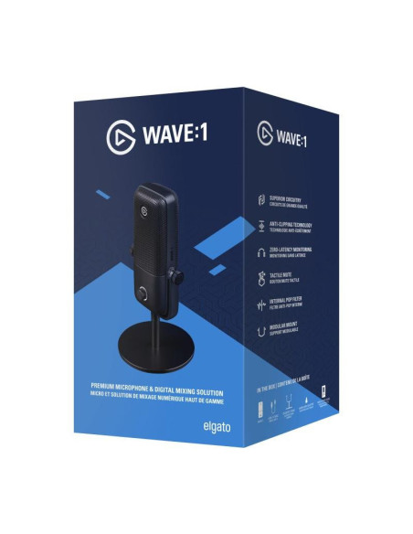 Microfon Gaming/Streaming Elgato Wave:1, Cardioid, 24Bit
