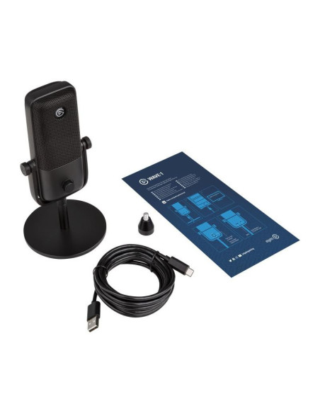 Microfon Gaming/Streaming Elgato Wave:1, Cardioid, 24Bit