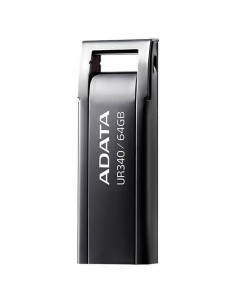AROY-UR340-64GBK,Memorie USB Flash Drive ADATA UR340, 64GB, USB 3.2, black metalic 2
