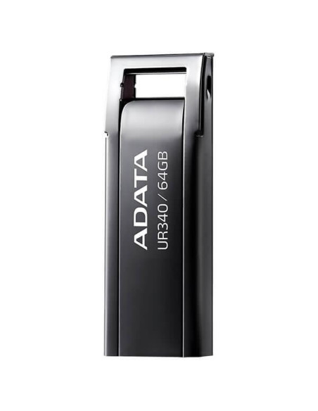 AROY-UR340-64GBK,Memorie USB Flash Drive ADATA UR340, 64GB, USB 3.2, black metalic
