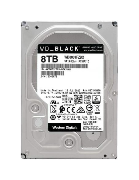 HDD intern WD, 3.5, 6TB, Black, 3.5, SATA3, 5400rpm