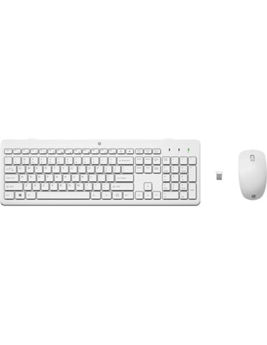 3L1F0AA#ABB,HP 230 Wireless Mouse + Keyboard Combo White "3L1F0AAABB" (include TV 0.8lei)