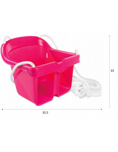 Leagan cu spatar Mochtoys, Roz,12078_ROZ