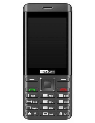 TELEFOANE MaxCom MM236 Black 2.8" Black-Silver, "MM236
