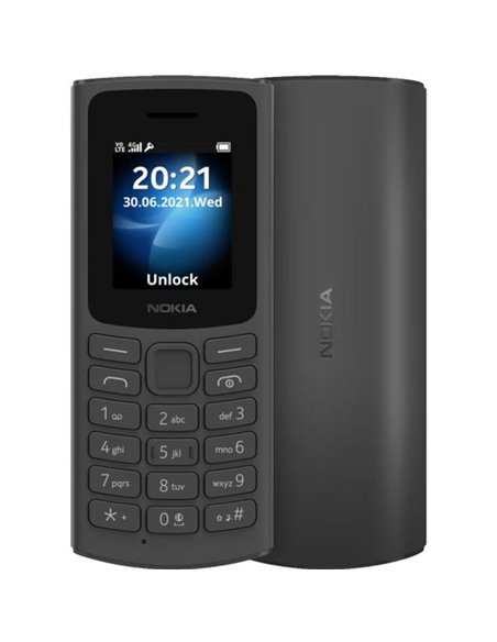 TELEFOANE Nokia 105 4G Dual SIM Black, "16VEGB01A11" (include