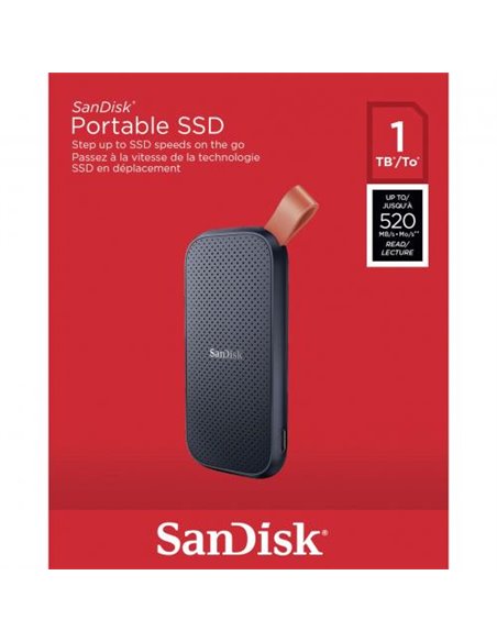 SSD Extern SanDisk Extreme Portable, 1TB, Negru, USB