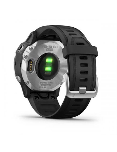 Ceas Smartwatch Garmin Fenix 6S Solar, GPS, Silver/Black
