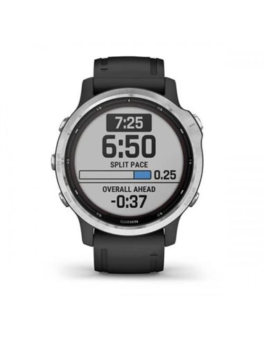 Ceas Smartwatch Garmin Fenix 6S Solar, GPS, Silver/Black