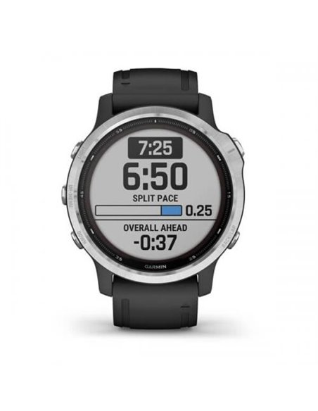 Ceas Smartwatch Garmin Fenix 6S Solar, GPS, Silver/Black