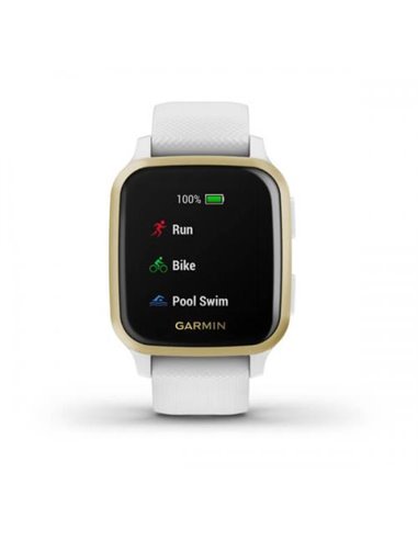 Ceas Smartwatch Garmin Venu Sq, NFC, White/Light