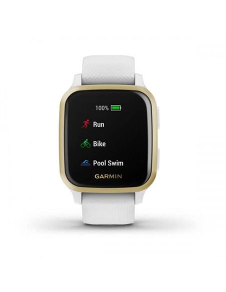 Ceas Smartwatch Garmin Venu Sq, NFC, White/Light
