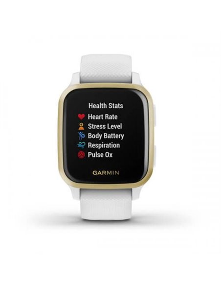 Ceas Smartwatch Garmin Venu Sq, NFC, White/Light