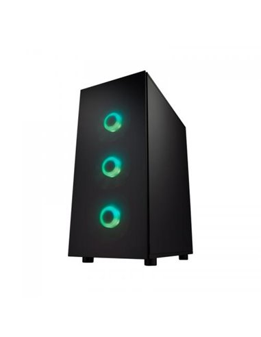 Carcasa FSP CMT340 ARGB Gaming TG ATX, black,CMT340 PLUS