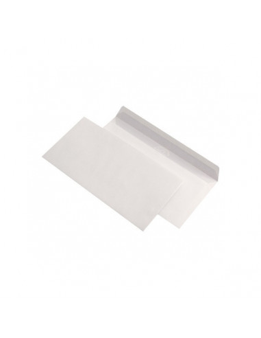 Plic DL, alb, siliconic, fara fereastra, 75g/m², 110 x 220