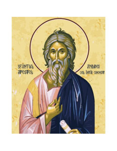 Picturi pe numere Religioase 60x75 cm Sfantul Apostol Andrei 30