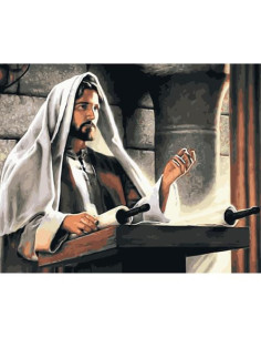 Picturi pe numere Religioase 60x75 cm Isus Hristos