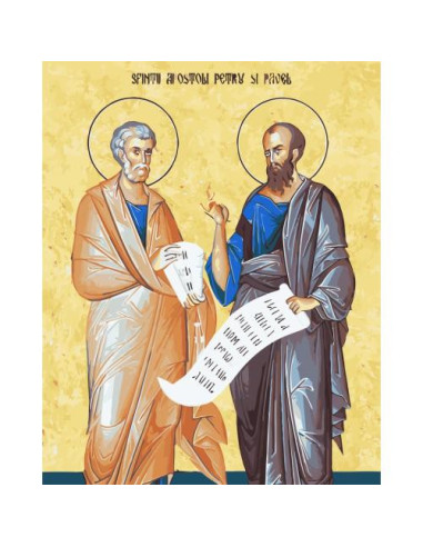 Picturi pe numere Religioase 60x75 cm Sfintii Apostoli Petru şi