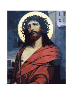 Picturi pe numere Religioase 50x65 cm Isus Hristos
