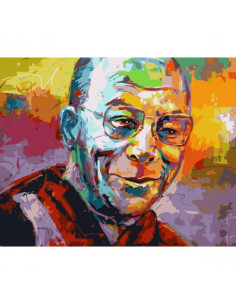 Pictura pe numere Portret Dalai Lama, 40x50 cm